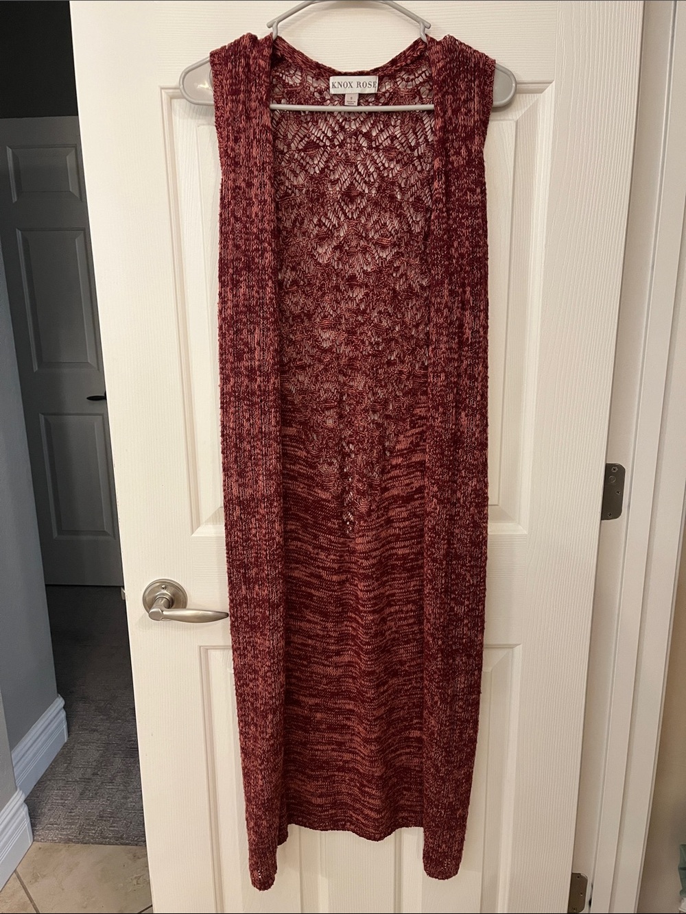Knox Rose Cotton Long Vest S